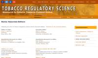 همكاري با مجله Tobacco Regulatory Science